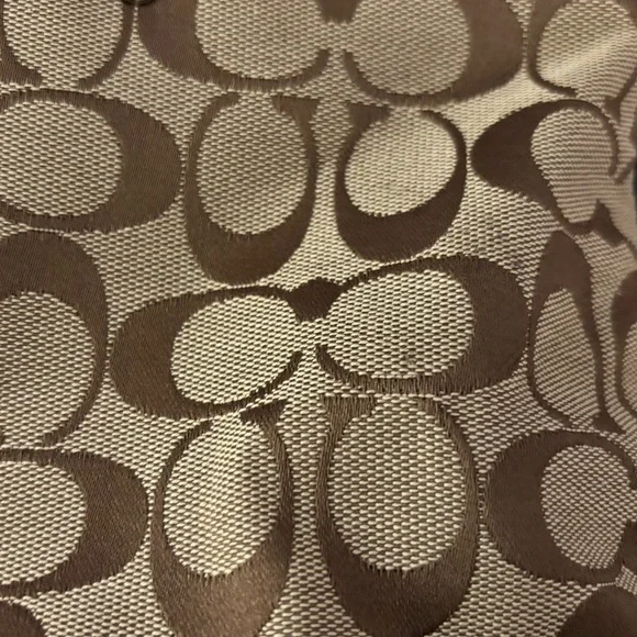 Coach Brown and Red Signature Tote Bag - Used - Picture 10 of 10